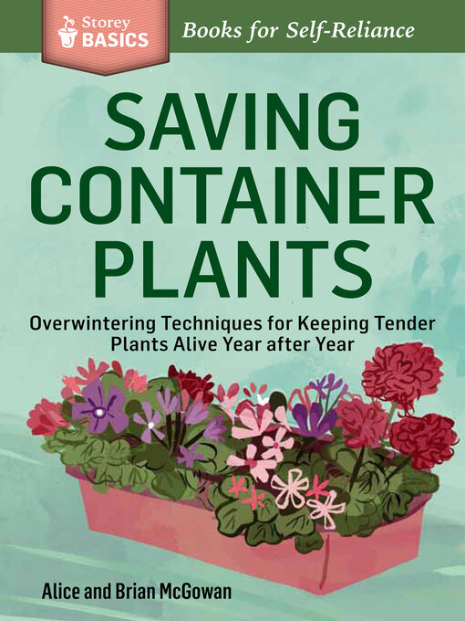 Title details for Saving Container Plants by Brian McGowan - Wait list